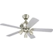 Westinghouse Kingston Deckenventilator 53W (Ø x H) 105cm x 345mm Aluminium (gebürstet) Wendbare Flügel, mit Beleuchtung Westinghouse Kingston Deckenventilator 53W (Ø x H) 105cm x 345mm Aluminium (gebürstet) Wendbare Flügel, mit Beleuchtung