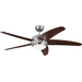 Westinghouse Deckenventilator Bendan (Ø) 132cm Flügelfarbe: Braun Gehäusefarbe: Aluminium Westinghouse Deckenventilator Bendan (Ø) 132cm Flügelfarbe: Braun Gehäusefarbe: Aluminium
