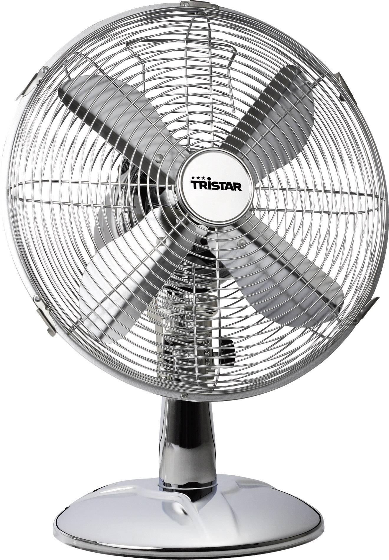Tristar VE-5953 Tischventilator 45 W (Ø x H) 30 cm x 48 cm Chrom Oszillierend