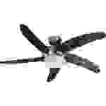 CasaFan Elica BN Deckenventilator (Ø) 132cm Flügelfarbe: Wenge Gehäusefarbe (Details): Chrom (gebürstet)