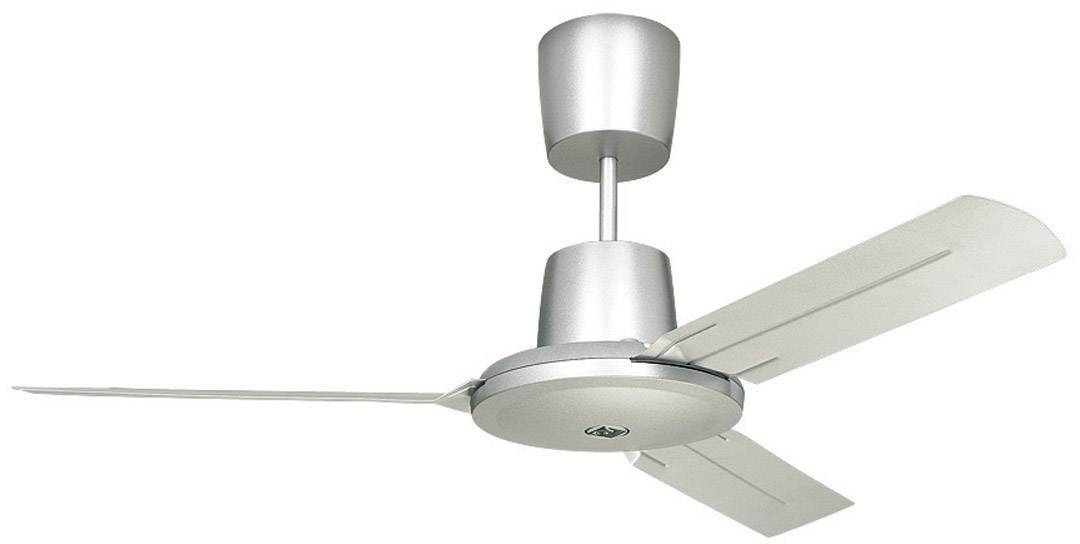 VORTICE Nordik Evolution 120 SIL Deckenventilator 70W (Ø x H) 122cm x 325mm Silber Leuchtenanbau möglich