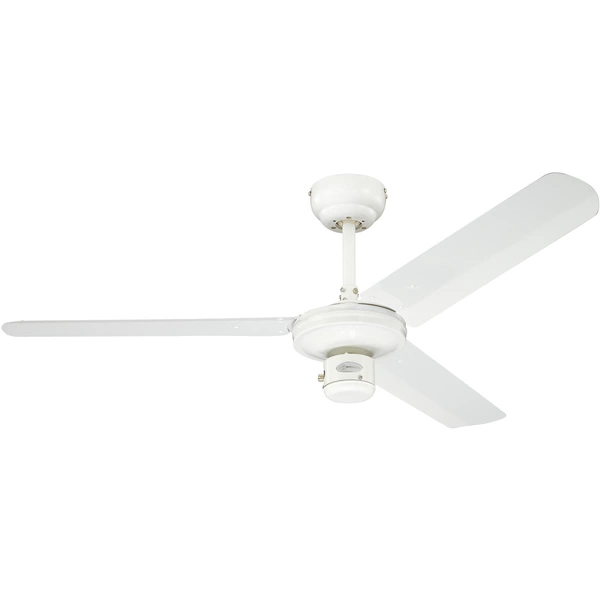 Westinghouse Industrial Deckenventilator 52 W (Ø x H) 122 cm x 370 mm Weiß Winterbetrieb Westinghouse Industrial Deckenventilator 52 W (Ø x H) 122 cm x 370 mm Weiß Winterbetrieb