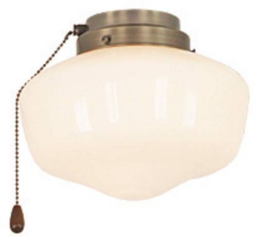 CasaFan 1MA Schoolhouse Deckenventilator-Leuchte Opalglas (glänzend)