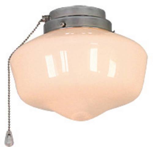 CasaFan 1 CH Schoolhouse Deckenventilator-Leuchte Opalglas (glänzend)