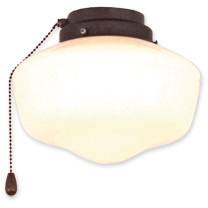 CasaFan 1 BA Schoolhouse Deckenventilator-Leuchte Opalglas (glänzend)