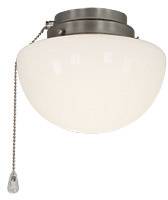 CasaFan 1S BN HALBKUGEL Deckenventilator-Leuchte Opalglas (glänzend)