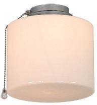 CasaFan 1B CH ZYLINDER GESCHL. Deckenventilator-Leuchte Opalglas (glänzend)