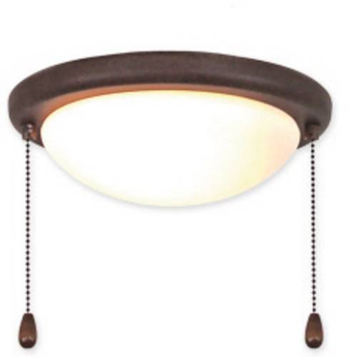 CasaFan 15R BA FLACHE SCHALE Deckenventilator-Leuchte Opalglas (matt)