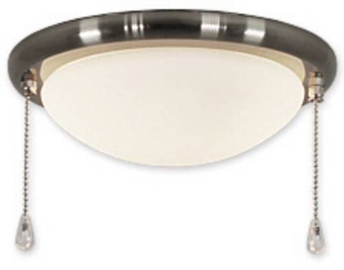 CasaFan 15R BN FLACHE SCHALE Deckenventilator-Leuchte Opalglas (matt)
