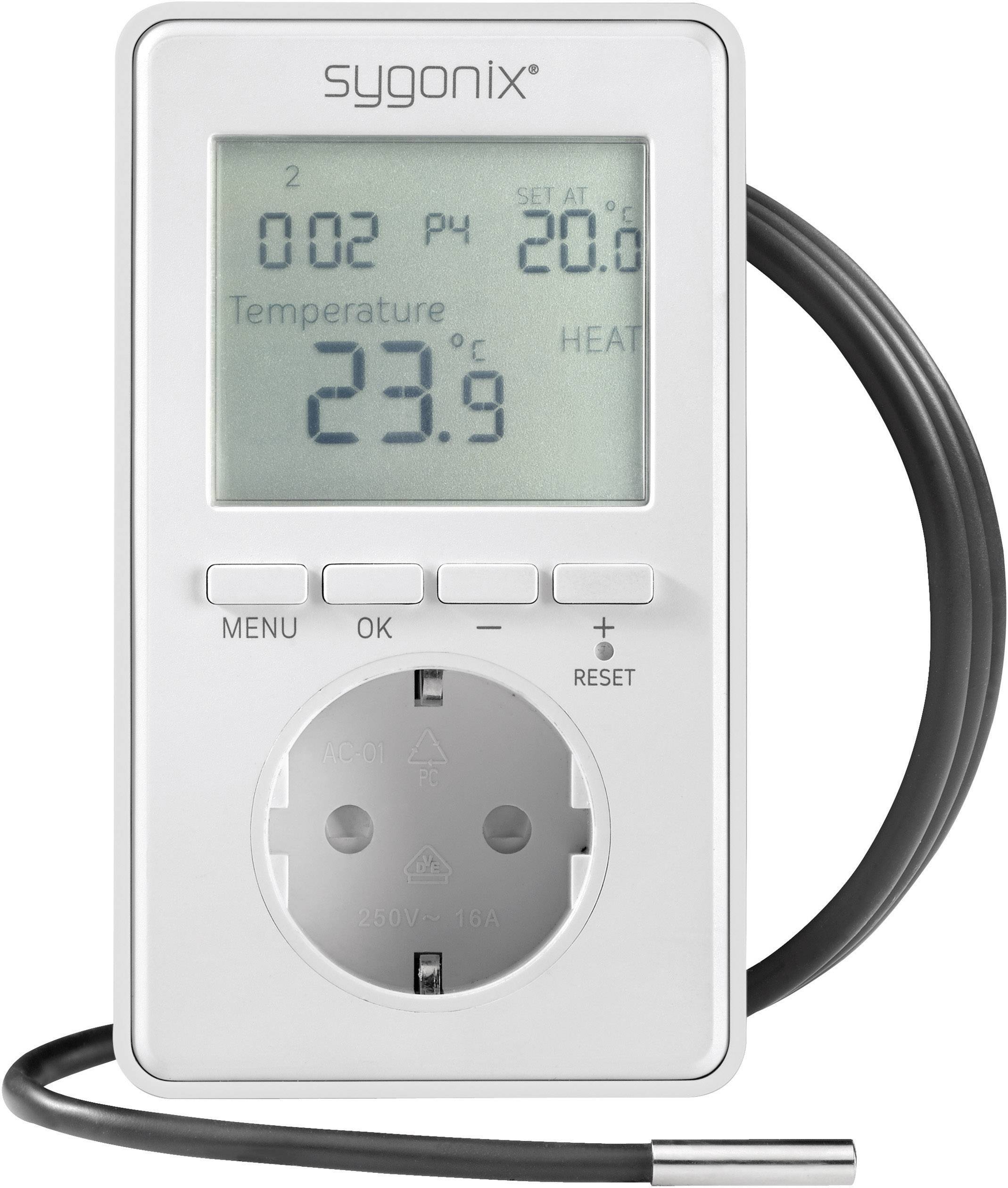 Sygonix tx.3 Raumthermostat Zwischenstecker Tagesprogramm -20 bis 70 °C