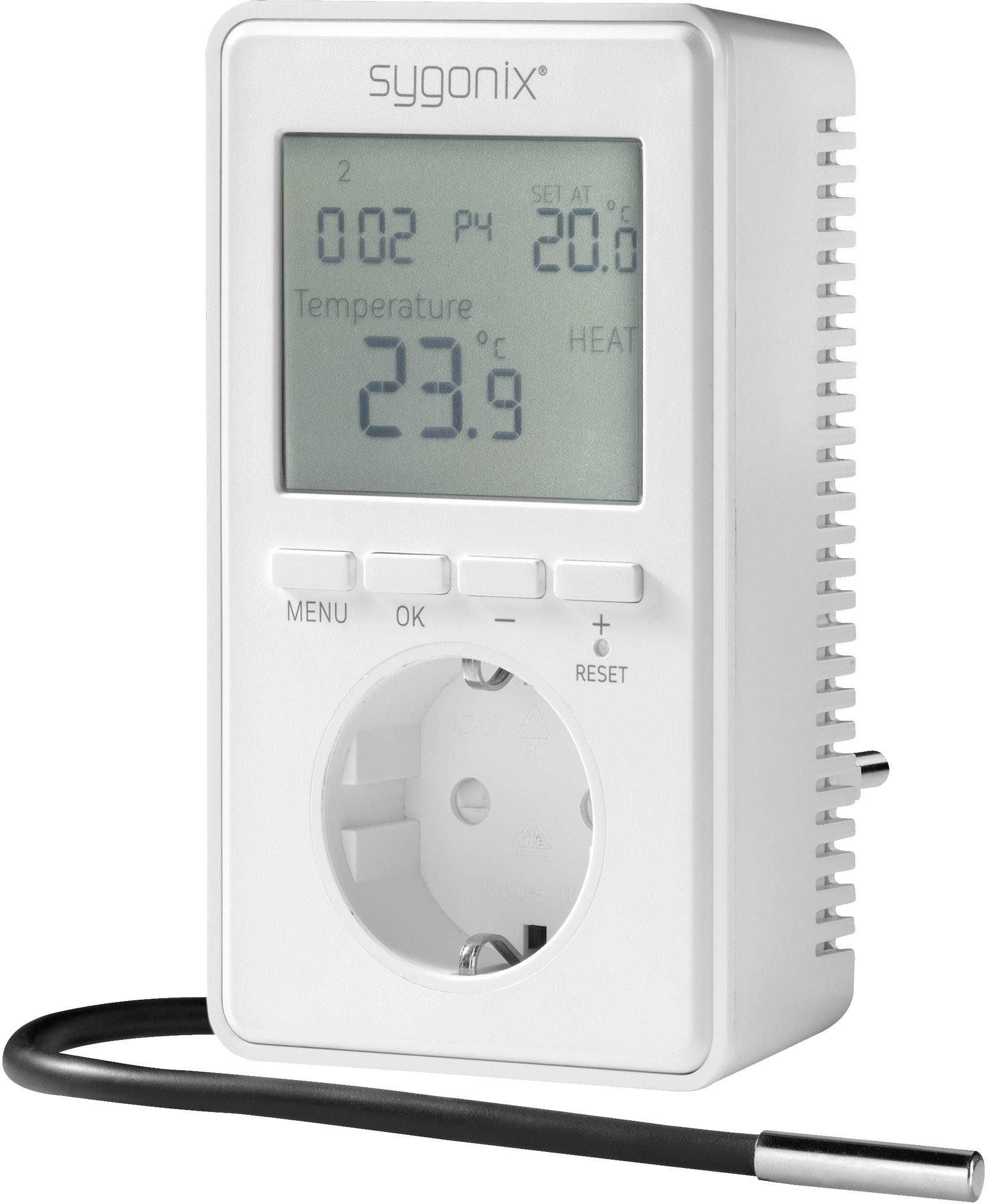 Sygonix tx.3 Raumthermostat Zwischenstecker Tagesprogramm -20 bis 70 °C