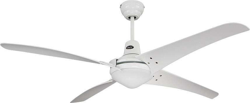 CasaFan Mirage Deckenventilator 53 W (Ø x H) 142 cm x 395 mm Weiß mit Fernbedienung, mit Beleuchtung, Winterbetrieb