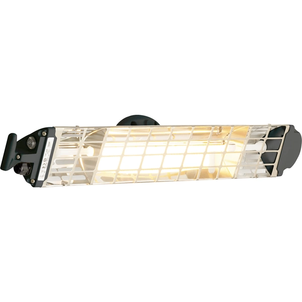 Mo-el Fiore 1200 Halogen-IR-Strahler 1200W 5m² Schwarz Mo-el Fiore 1200 Halogen-IR-Strahler 1200W 5m² Schwarz