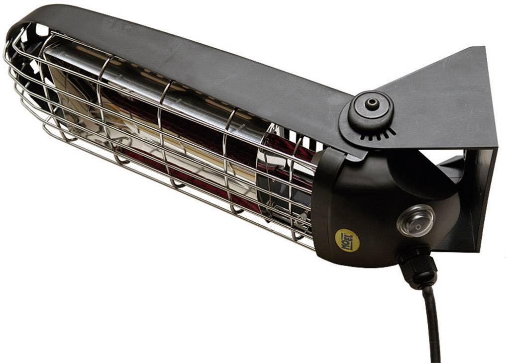 Mo-el Lucciola 1200W Halogen-IR-Strahler 1200W 6m² Schwarz