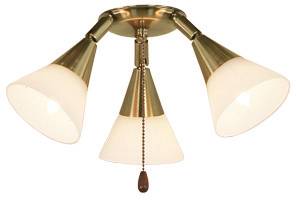 CasaFan 16MA 3-STRAHLER Deckenventilator-Leuchte Opalglas