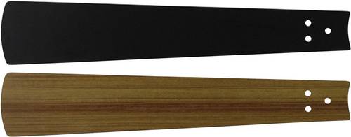 CasaFan Deckenventilator-Flügelsatz Flügeldekor: Schwarz, Teak
