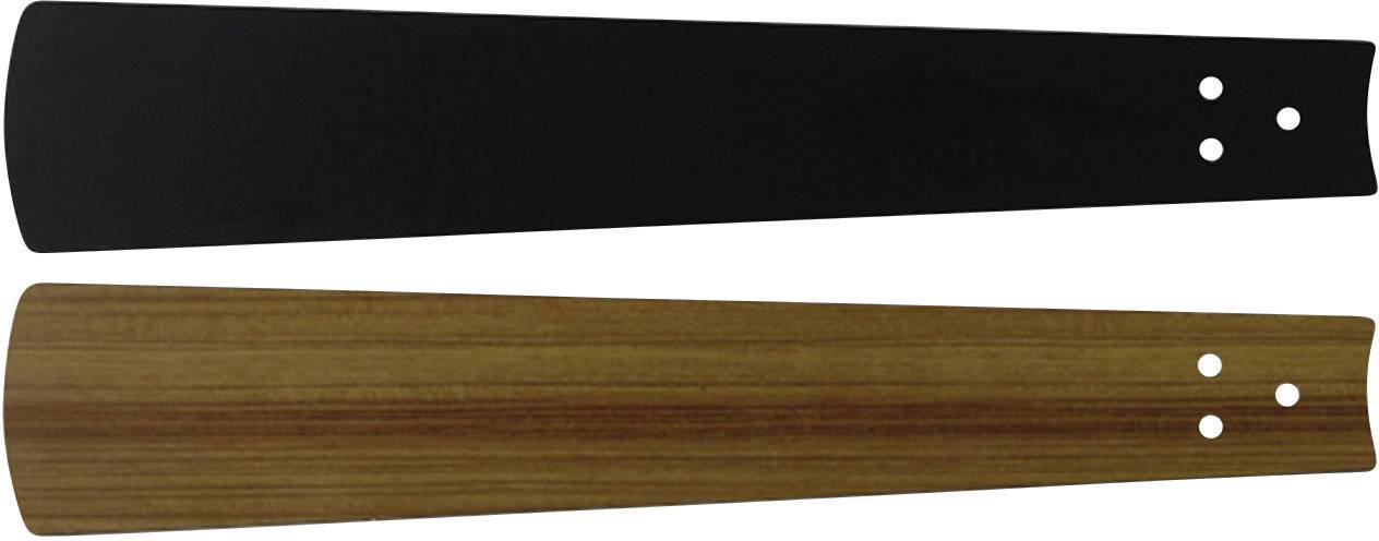 CasaFan Deckenventilator-Flügelsatz Flügeldekor: Schwarz, Teak