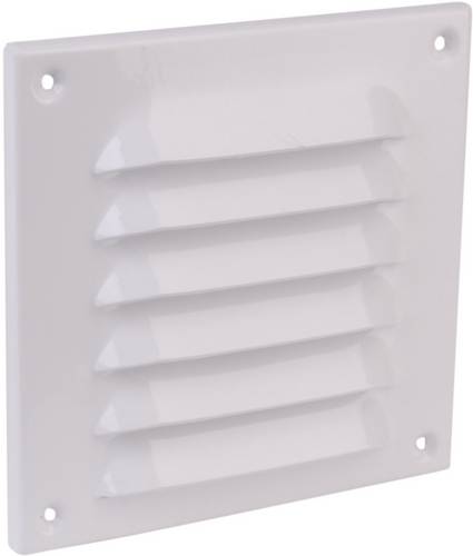 Wallair N31805 Fan Grille White Coated Aluminium With Window Net