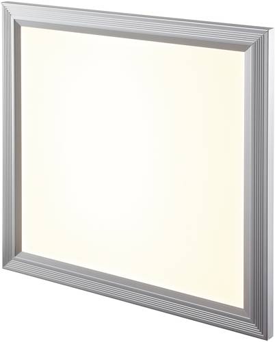 Denia LED-Panel 18W Warmweiß Silber-Grau