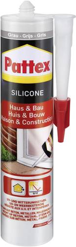 Pattex Haus & Bau Silikon Herstellerfarbe Grau PFHBG 300ml