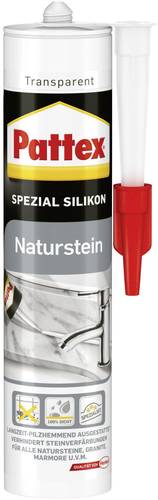 Pattex Naturstein Silikon Herstellerfarbe Transparent PFNST 300ml