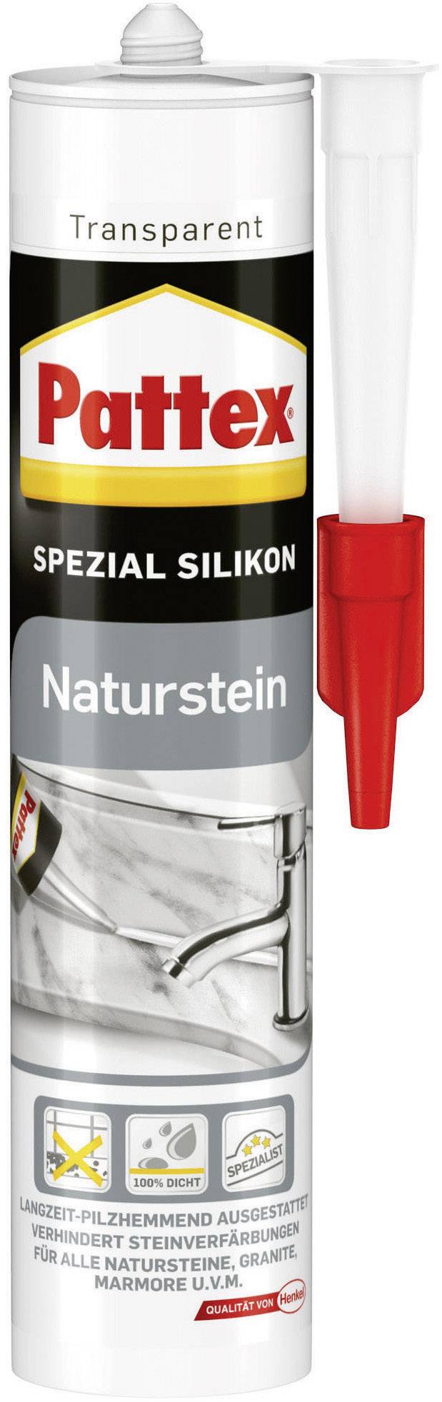 Pattex Naturstein Silikon Herstellerfarbe Transparent PFNST 300 ml