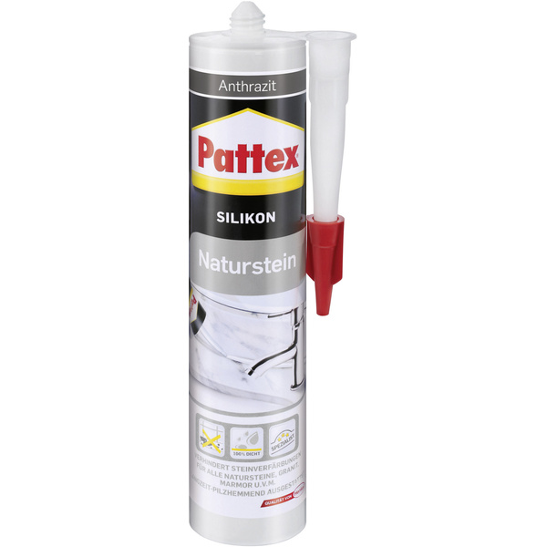 Pattex Naturstein Silikon Herstellerfarbe Anthrazit PFNSA 300ml