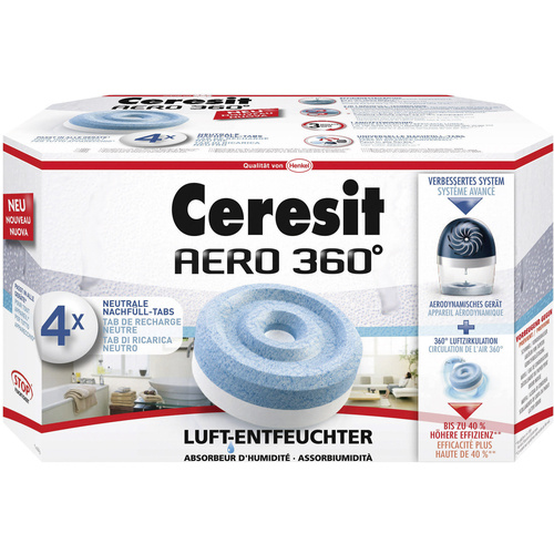Ceresit AERO 360° Granulat-Luftentfeuchter 20 m² Weiß, Blau