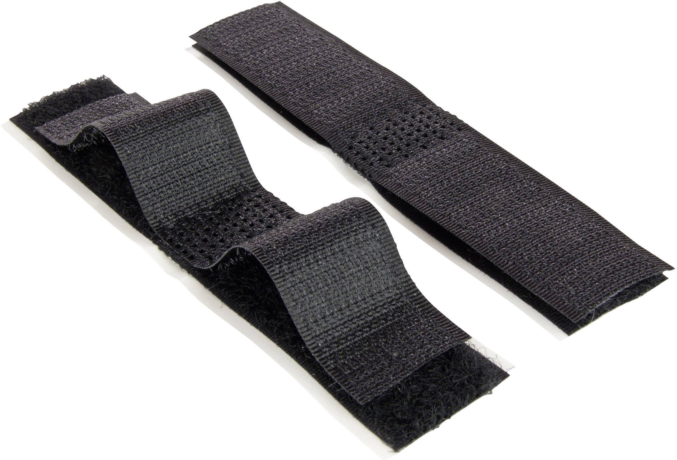 VELCRO - Kabelverl. schwarz dopp. 20x100mm