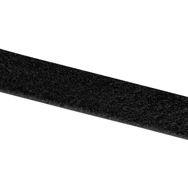 VELCRO® E00102533011425 Klettband zum Aufkleben Flauschteil (L x B) 25000mm x 25mm Schwarz 25m