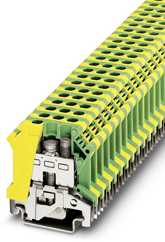 Phoenix Contact 0442011 Dreistock-Schutzleiterklemme 8.2 mm Schrauben Grün, Gelb 50 St.