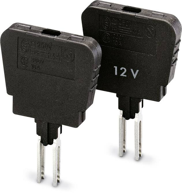 Zwei schwarze elektrische Schalter mit Beschriftung '12 V', geeignet für Spannungen bis 250V und 16A.
