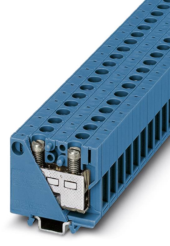 Phoenix Contact MBK 10 BU 1402092 Durchgangsreihenklemme Polzahl (num): 2 0.5 mm² 6 mm² Blau 50 St.