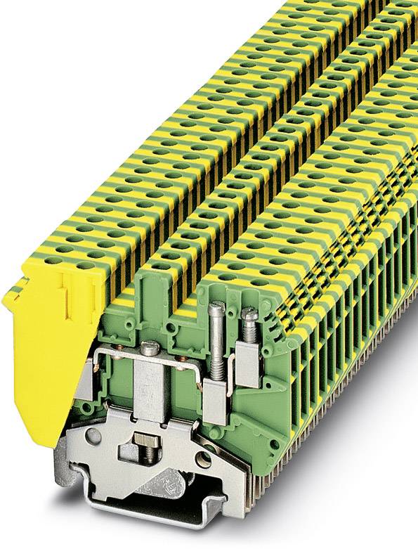 Phoenix Contact 2775456 Durchgangsreihenklemme 5.2mm Schrauben Grün, Gelb 50St.