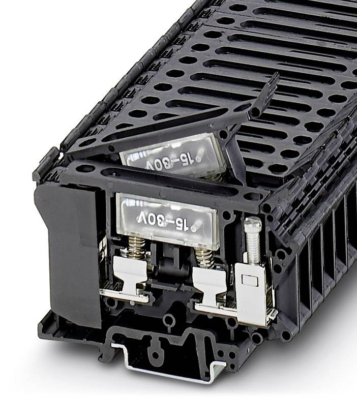 Phoenix Contact 3004265 Sicherungsreihenklemme 10.2mm Schrauben Schwarz 50St.