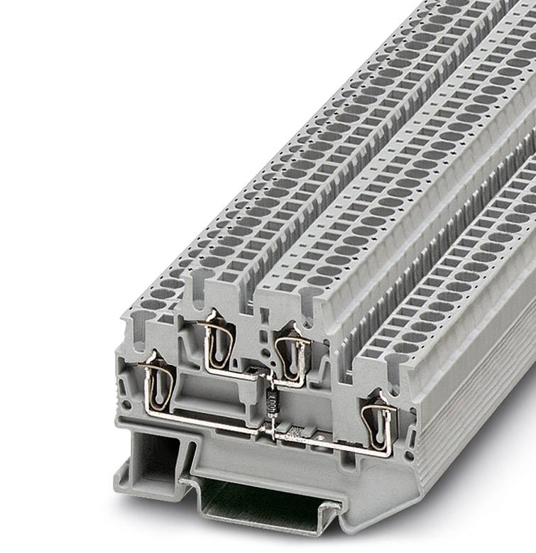 Phoenix Contact 3031555 Bauelementreihenklemme 5.2mm Zugfeder Grau 50St.