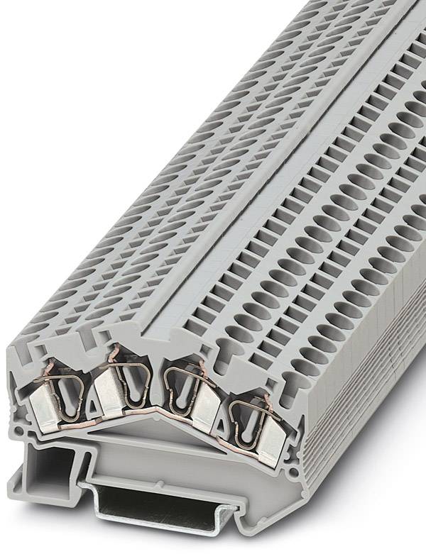 Phoenix Contact 3031681 Durchgangsreihenklemme 6.2 mm Zugfeder Grau 50 St.