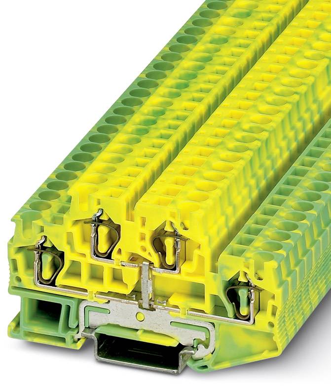 Phoenix Contact 3036039 Durchgangsreihenklemme 6.2mm Zugfeder Grün, Gelb 50St.
