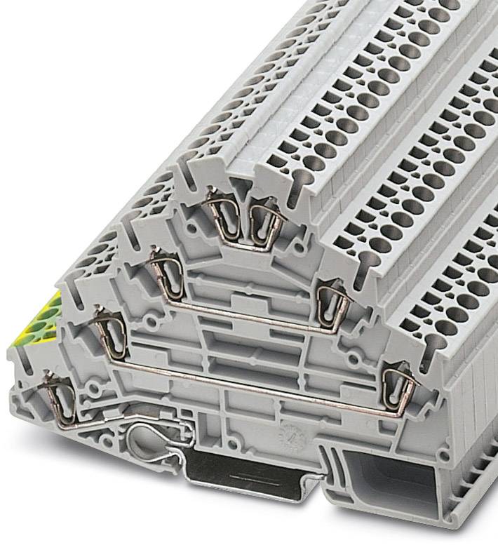 Phoenix Contact 3036055 Durchgangsreihenklemme 5.2mm Zugfeder Grau 50St.