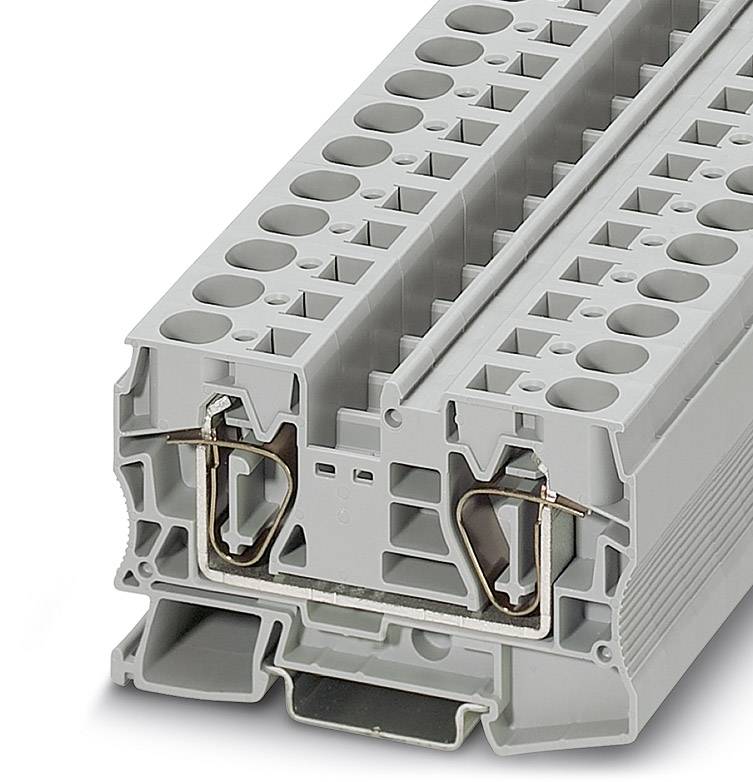 Phoenix Contact 3036149 Durchgangsreihenklemme 12.2mm Zugfeder Grau 50St.