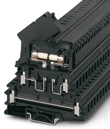 Phoenix Contact 0711632 Sicherungsreihenklemme 8.2 mm Schrauben Schwarz 50 St.