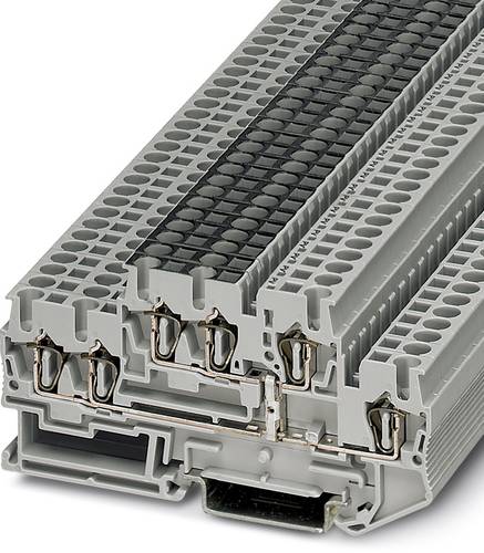 Phoenix Contact 3038545 Durchgangsreihenklemme 5.2 mm Zugfeder Grau 50 St.