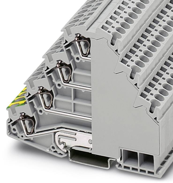 Phoenix Contact 3038338 Motoranschlussklemme 6.2mm Zugfeder Grau 50St.