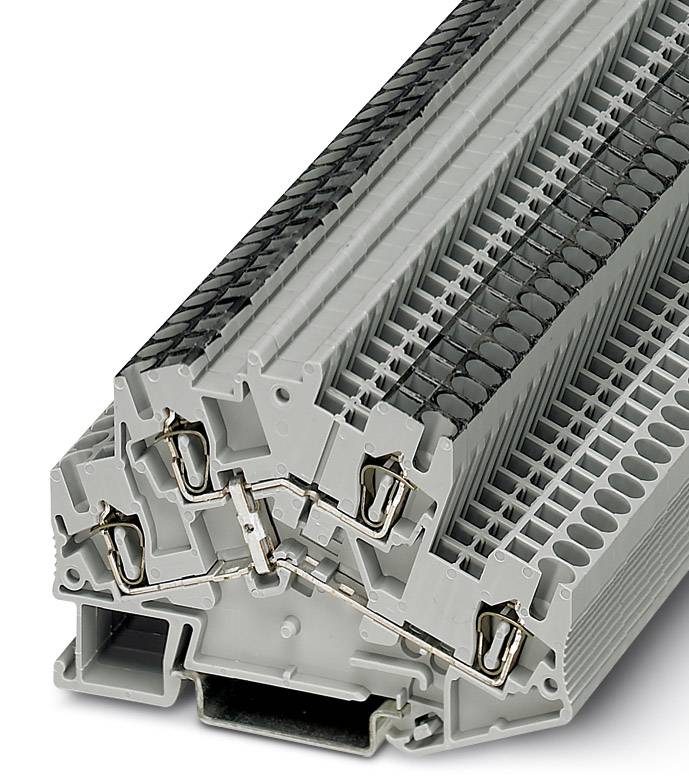 Phoenix Contact 3035111 Bauelementreihenklemme 5.2 mm Zugfeder Grau 50 St.