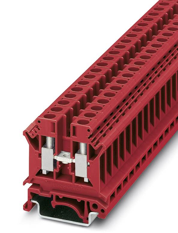 Phoenix Contact 0719223 Durchgangsreihenklemme 8.2mm Schrauben Rot 50St.