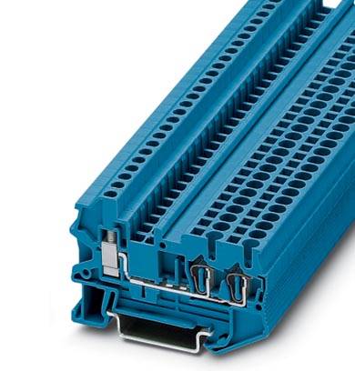 Phoenix Contact 3033029 Durchgangsreihenklemme 5.2 mm Schrauben Blau 50 St.