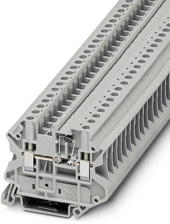 Phoenix Contact 3046236 Durchgangsreihenklemme 6.2 mm Schrauben Grau 50 St.