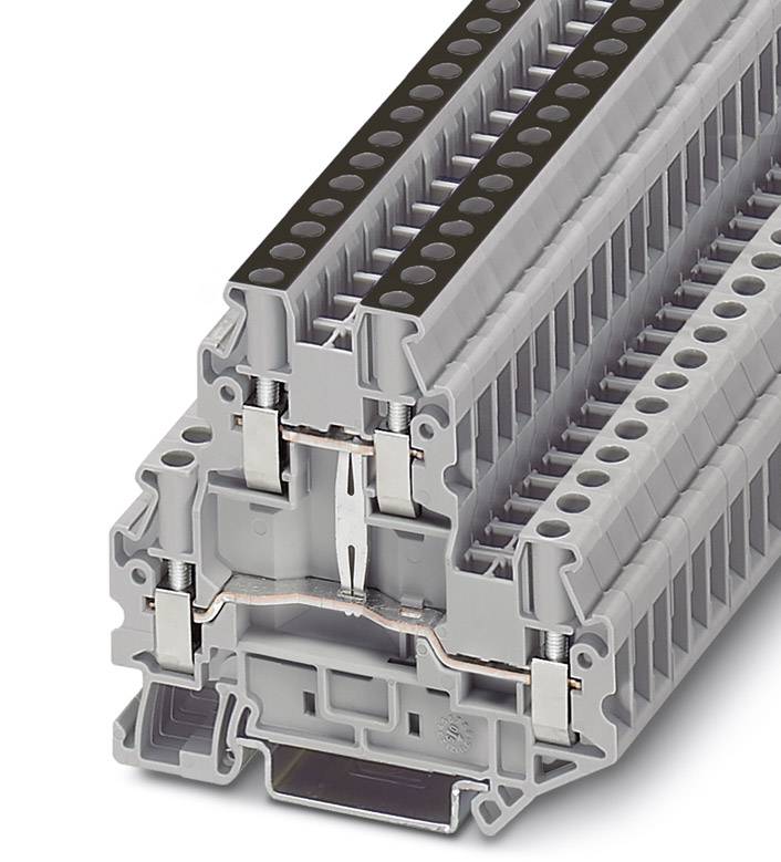 Phoenix Contact 3044733 Durchgangsreihenklemme 6.2mm Schrauben Grau 50St.