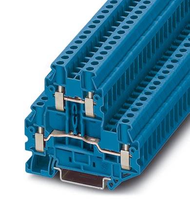 Phoenix Contact 3044791 Durchgangsreihenklemme 6.2mm Schrauben Blau 50St.