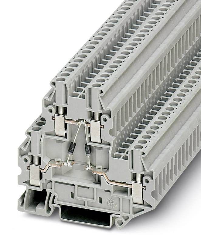 Phoenix Contact 3046689 Bauelementreihenklemme 5.2mm Schrauben Grau 50St.